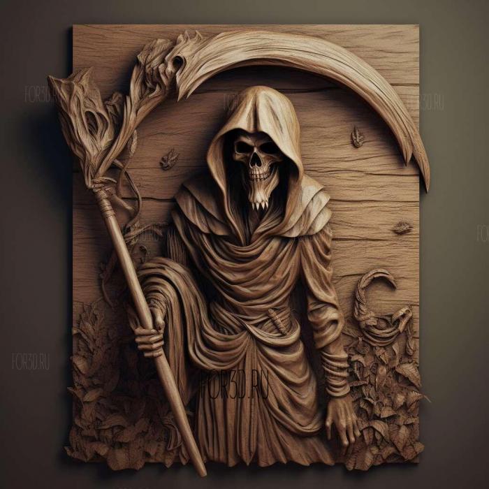 Reaper series 1 stl model for CNC